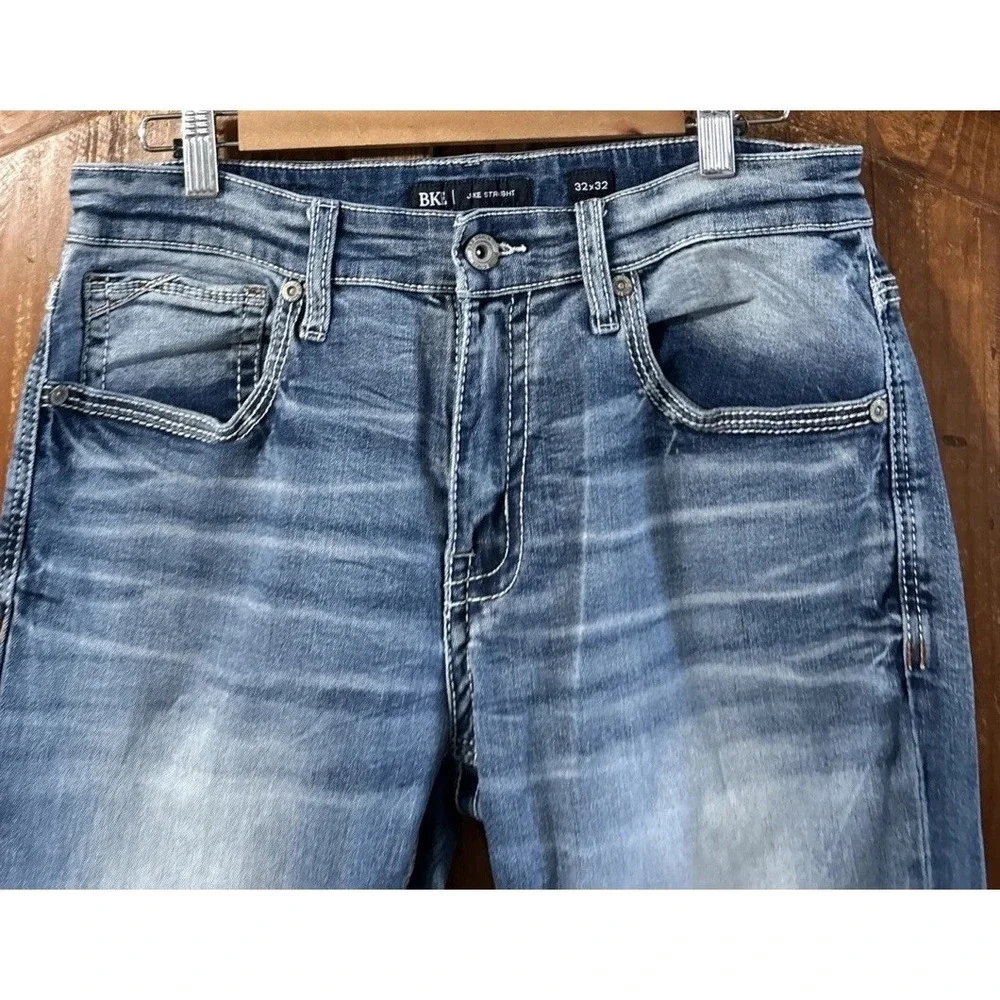 Mens Buckle BKE Jake Jeans Straight Leg Stretch Sz 32 32x32
